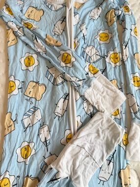 Little Sleepies Blue Breakfast Friends Zippy